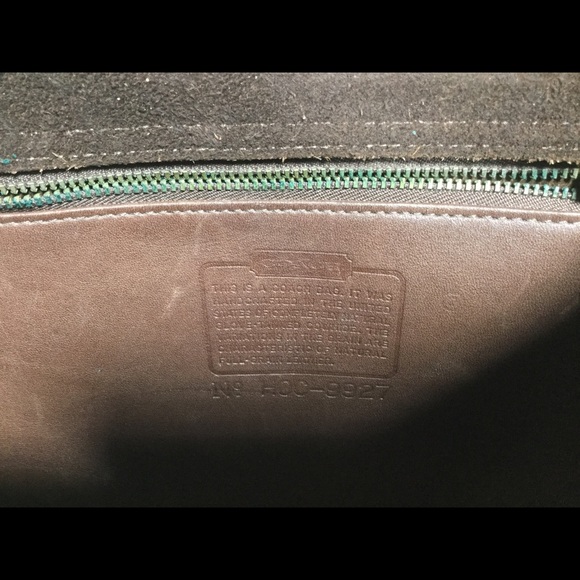 Vintage Coach Mahogany Willis Handbag USA Made - Picture 5 of 12